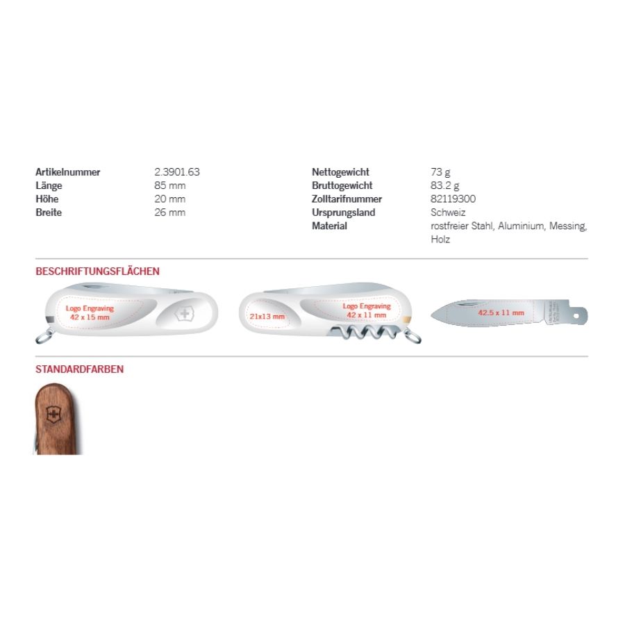 Victorinox Evolution 14 Wood - Image 4