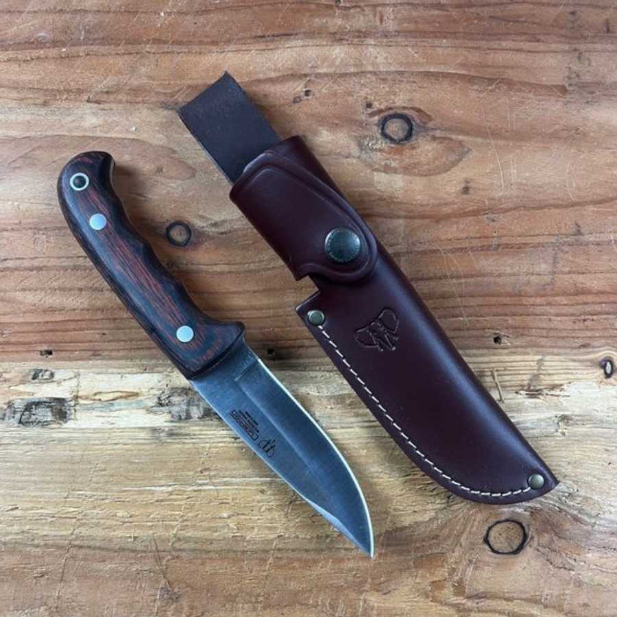 Cudeman Hunting Knife with Presswood - Image 2
