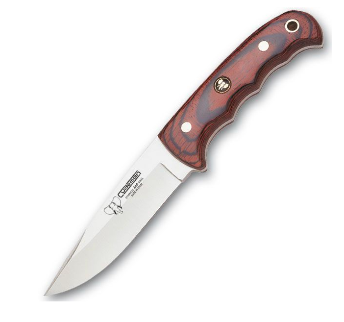 Cudeman Hunting Knife with Presswood