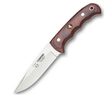 Cudeman Hunting Knife with Presswood
