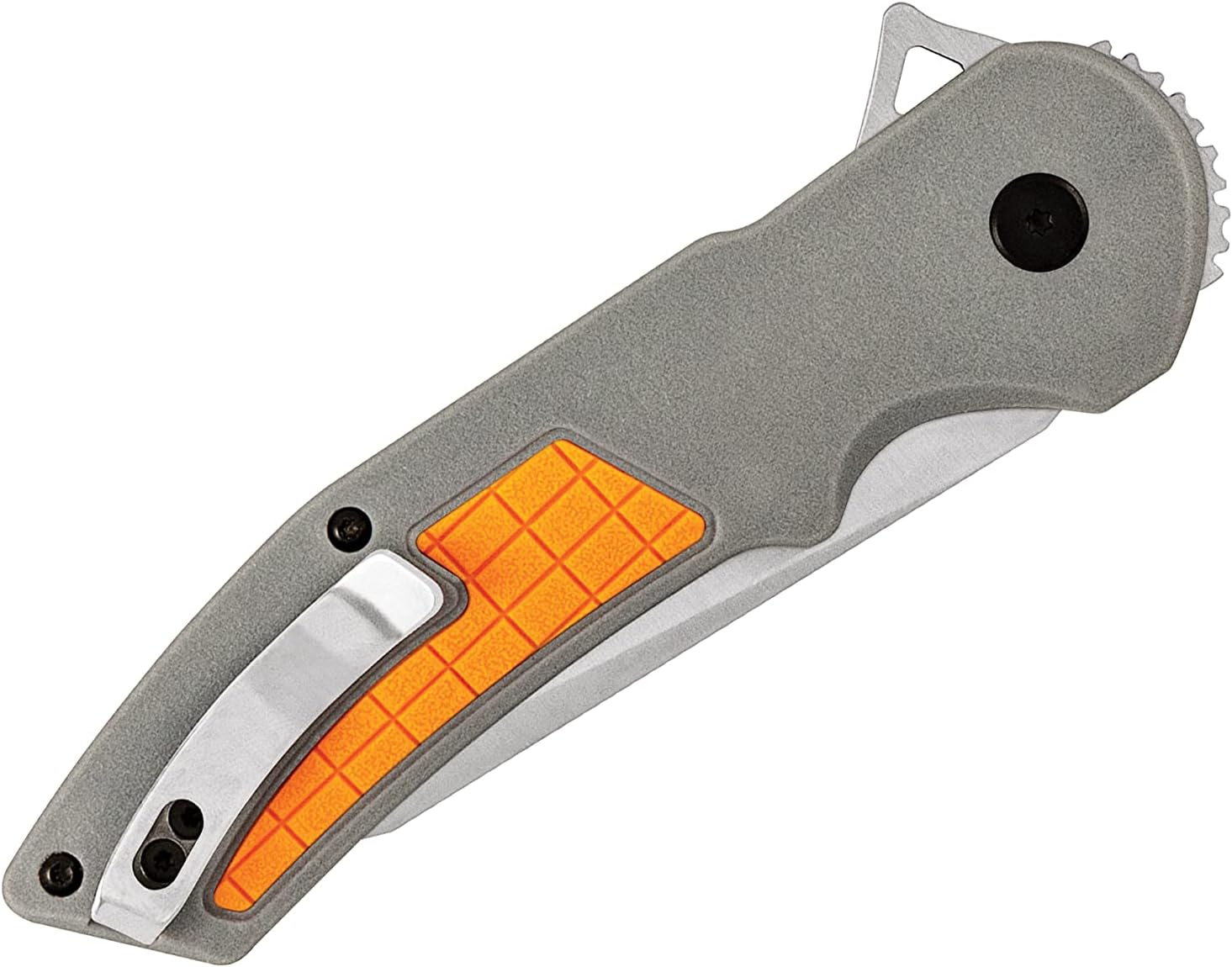 Buck Hexam Folding Grey/Orange - Image 2