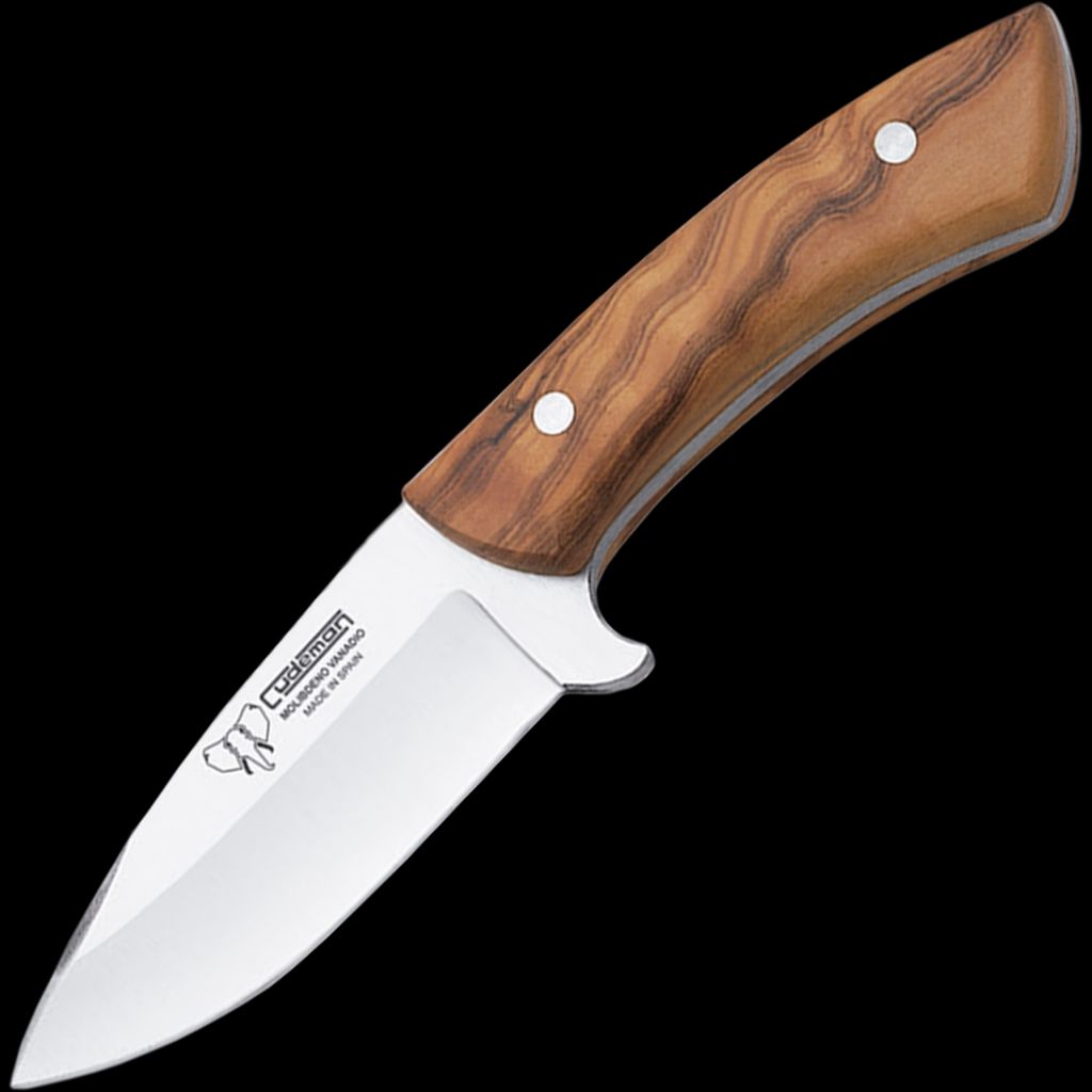 Cudeman Hunting Knife with Stabilized Wood - Image 3