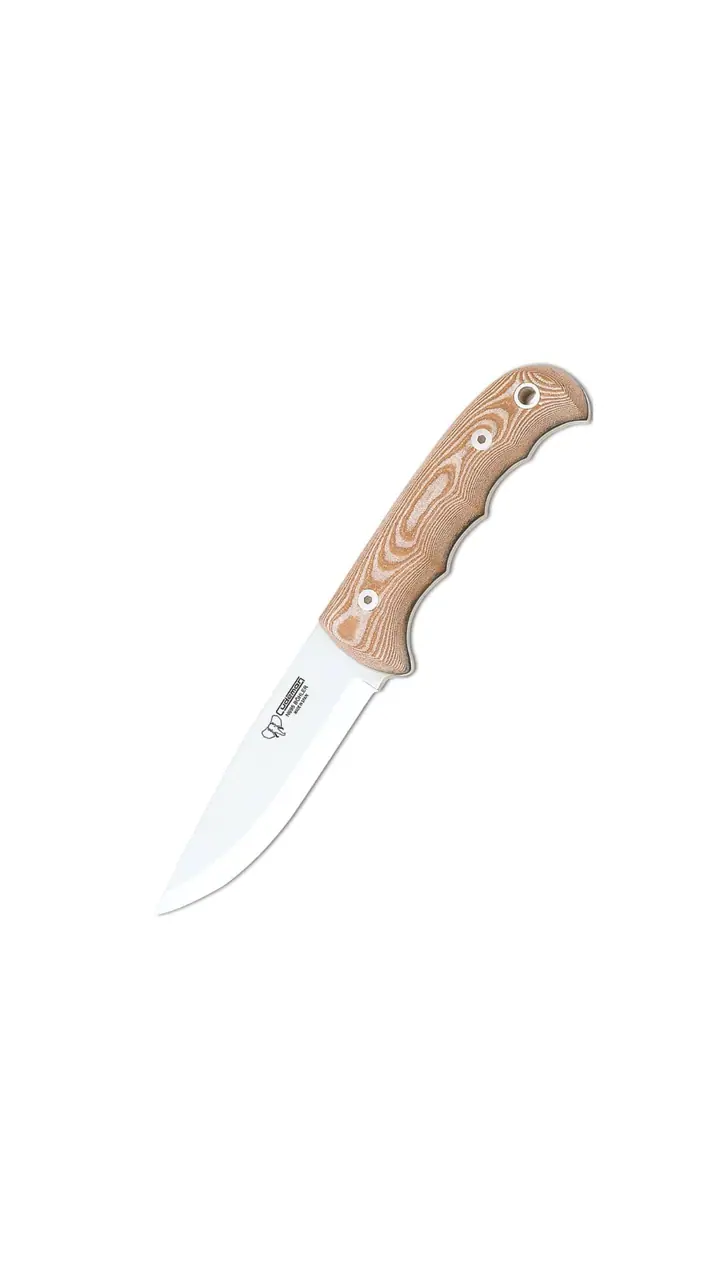 Cudeman Bushcraft Knife with Natural Micarta Handle