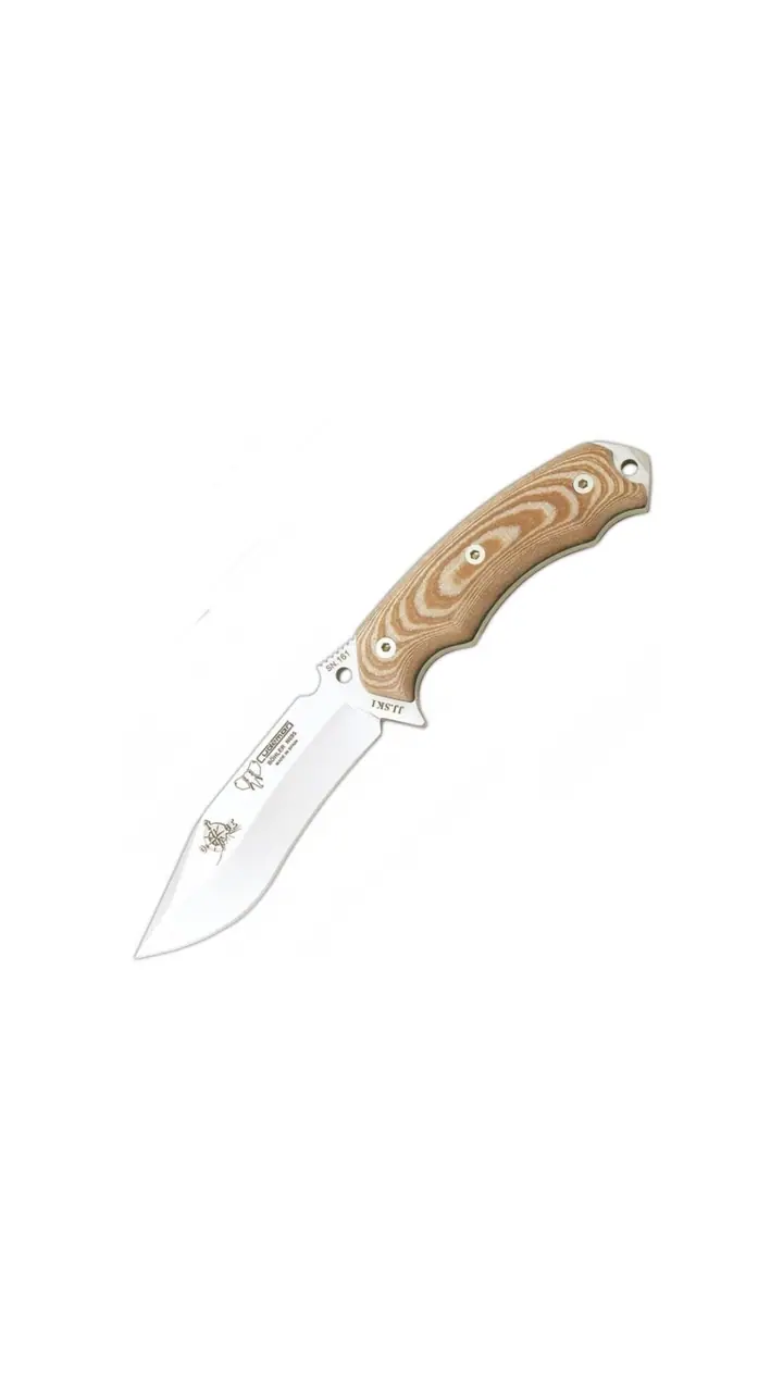 Cudeman Bushcraft Knife with Natural Micarta Handle