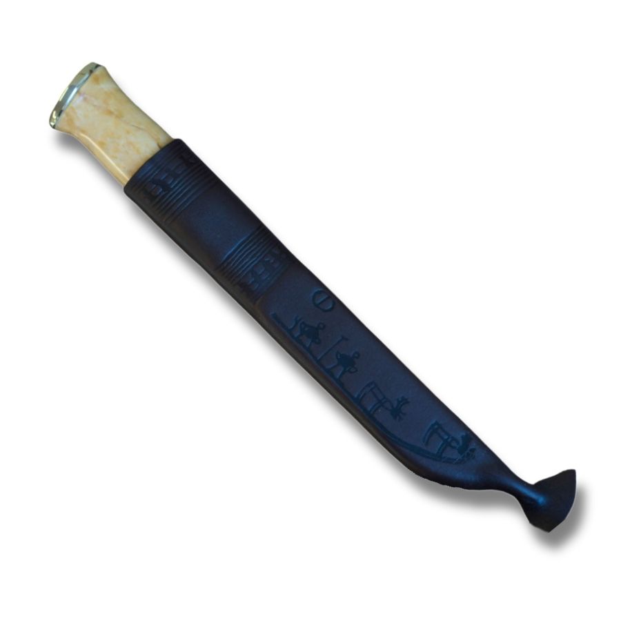Iisakki Järvenpää Iso Uppo Knife - Dark + Oiled - Image 4