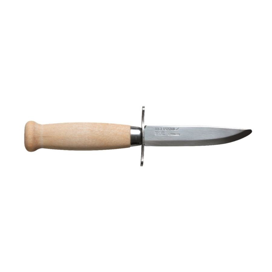 Morakniv Scout 39 Safe S children’s knife with rounded tip and wooden handle, ideal for scouts and outdoor use